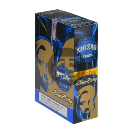 Zig Zag Wraps Premium Blueberry 25 Packs of 2 - Ejuicewarehouse