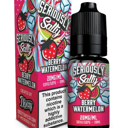 DOOZY SERIOUSLY SALTY BERRY WATERMELON 10ML NIC SALT E-LIQUID