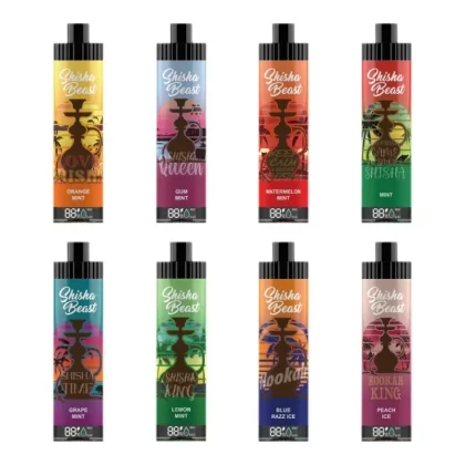 RandM Shisha Beast 20K Disposable Vape 26ml - Flavor#Watermelon Mint>Two Apple>Gum Mint>Mint>Lemon Mint>Orange Mint>Blue Mist>Blue Razz Ice>Mixed Fruit>Blueberry Raspberry>Peach Ice>Grape Mi