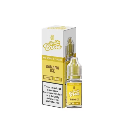 Ohm Brew Double Brew Banana Ice 10ml Nic Salt E-Liquid - Vapestore Co