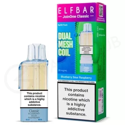 Blueberry Sour Raspberry Elf Bar Joinone Refill Pod