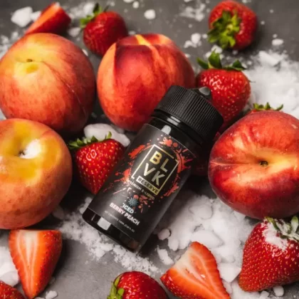 ICED BERRY PEACH – BLVK PINK SERIES – BLVK RESERVE – 100ML - Vapebar Pk