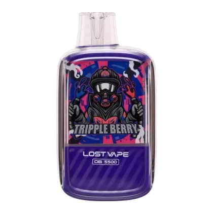 Triple Berry Lost Vape OB5500 - Site#VAP~Nicotine#50mg~Size#Single>10 Pack