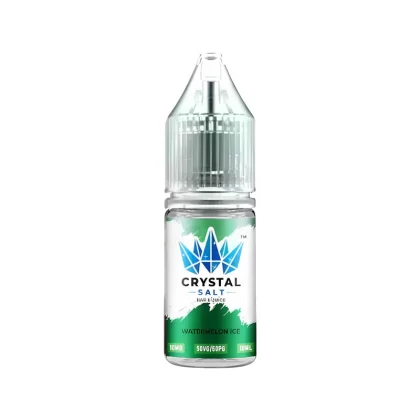 WGA Crystal Watermelon Ice Saltnic Vape Juice - 10 Pack - 20mg