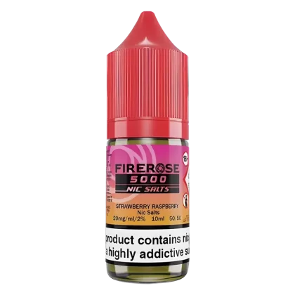 Strawberry Raspberry Elux Firerose 5000 Nic Salt Vape Juice