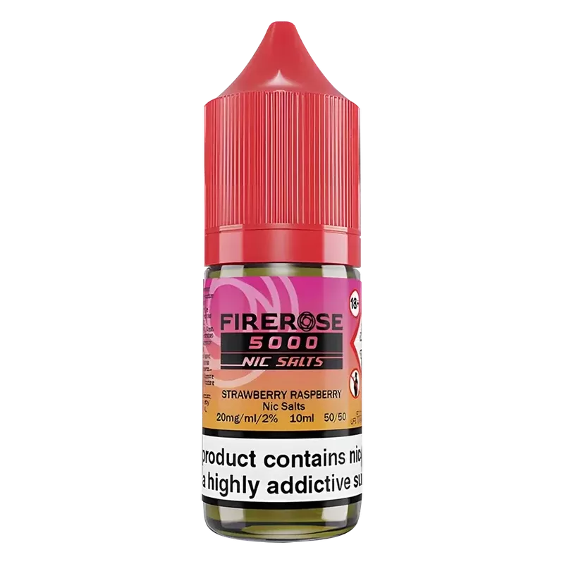 Strawberry Raspberry Elux Firerose 5000 Nic Salt Vape Juice