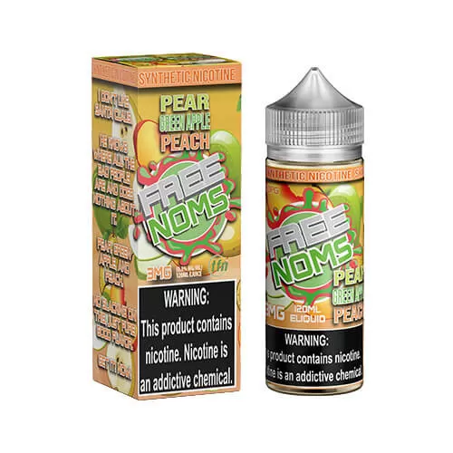 Nomenon Free Pear Green Apple Peach eJuice - 120mL 6mg, 120mL 3mg