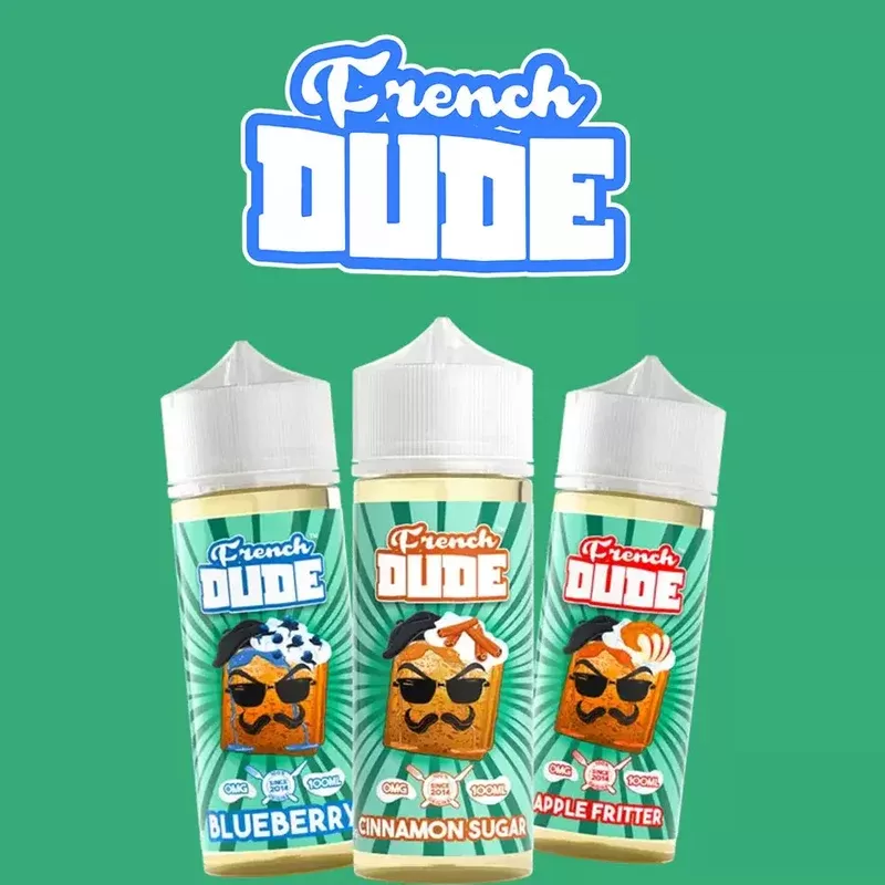 French Dude E Liquid Vape Juice 100-0mg 70/30 VG/PG