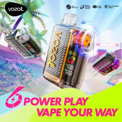 VOZOL Vista 16K Puffs Disposable Device - 16000 Puffs - Raspberry Watermelon
