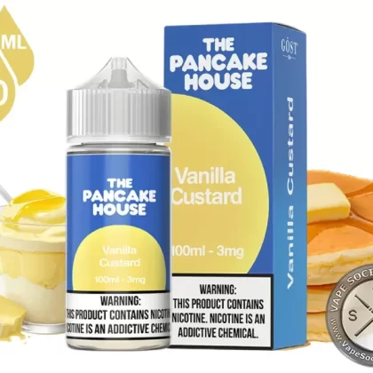 Vanilla Custard by The Pancake House 100ml - Vape Product, Vape Product