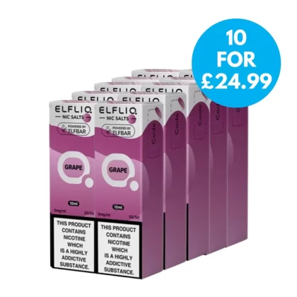 Box Of 10 – 5mg (0.5%) ELFLIQ By Elf Bar - Vape Co