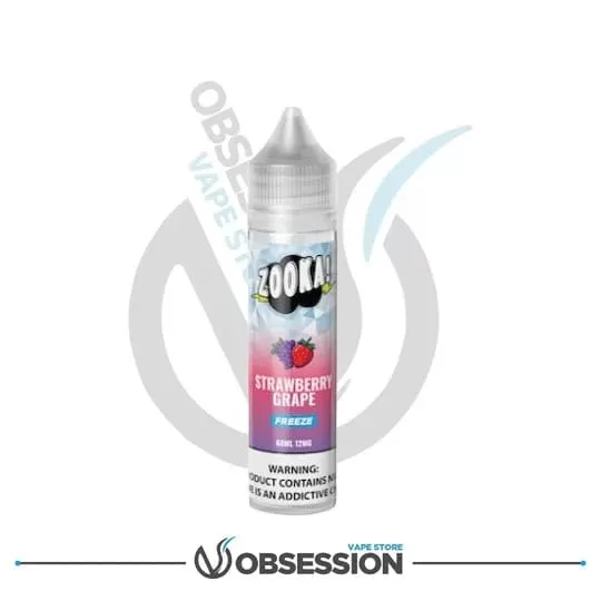 Zooka Freeze Salt Strawberry Grape 60ml By Bazooka