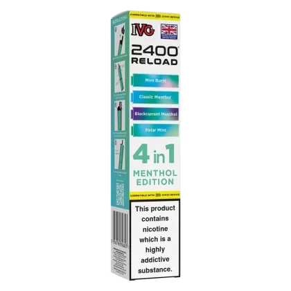 IVG 2400 Reload 4in1 Menthol Edition Prefilled Pods