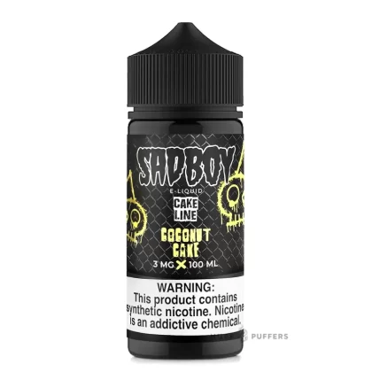 Sadboy Cake Line – Coconut Cake 100mL - Vape Product, Vape Product