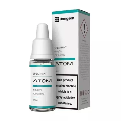 Spearmint Hangsen E-Liquid Bundle 10x10ml, 70/30 PG/VG, 3,6/12/18mg