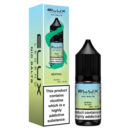 ELUX MENTHOL Nic Salt (10pk) 5mg 10mg 20mg Vape Juice Liquid