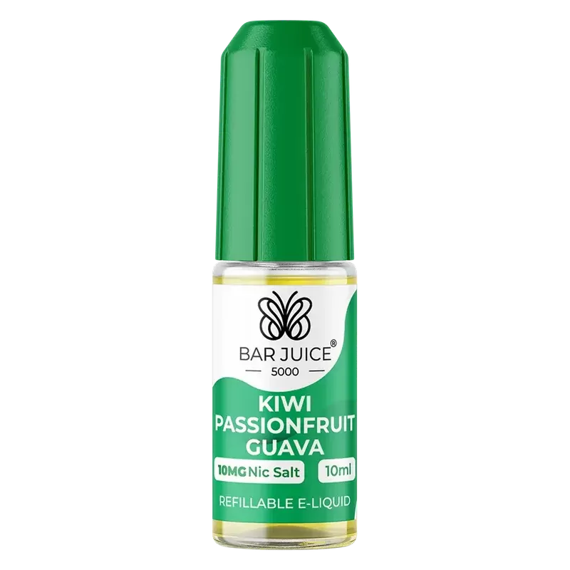 Bar Juice 5000 Kiwi Passionfruit Guava Nic Salt Vape Juice 10ml - Strength#10mg>20mg