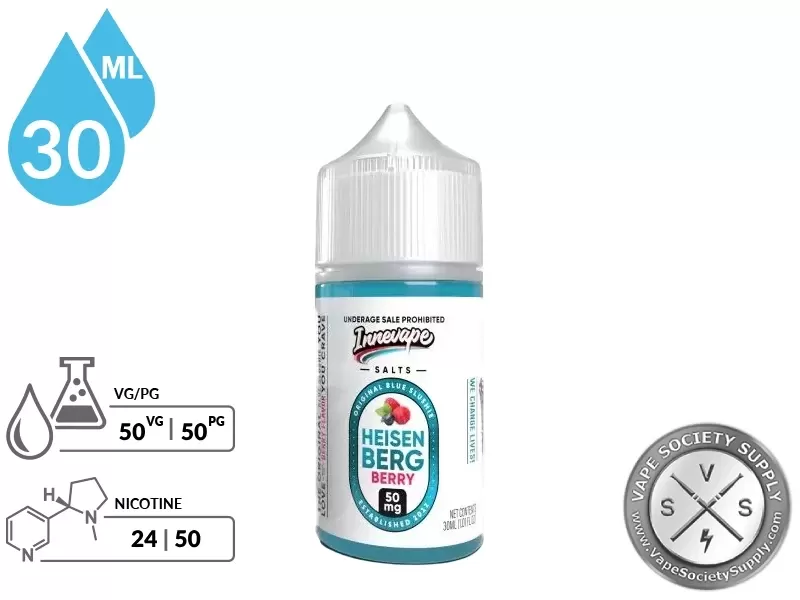 Heisenberg Berry Innevape Salts 30ml - Vape Product, Vape Product - Image 2