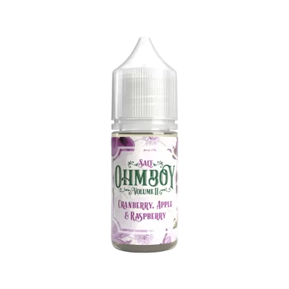 Cranberry Apple and Raspberry Nic Salt E-Liquid by Ohm Boy Volume II - 20MG (Discontinued) - Vapeshop Co