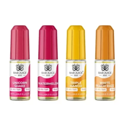 Bar Juice 5000 Nic Salt E-Liquid - Pack of 10 - Rainbow / 20mg