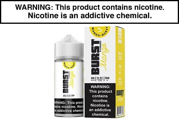 MANGO BY BURST E LIQUID 60ML/100ML - Vapejuice - Image 2