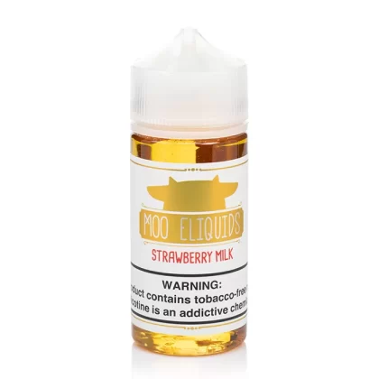Moo TFN Series Strawberry Milk Vape e-Liquid 100mL - Vape Product, Vape Product