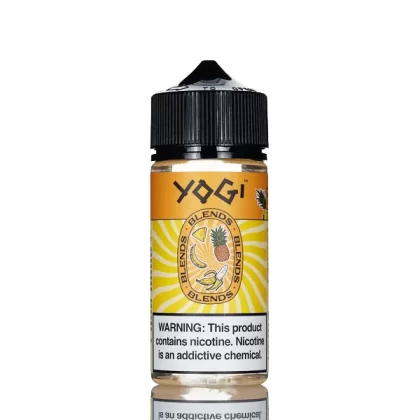 Yogi Blends E-Liquid - Banana Pineapple Ice - 100mL - 3mg