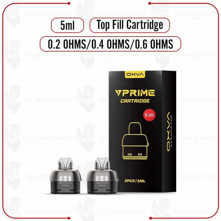 OXVA Vprime Replacement Pod Cartridge – 2PK - Thevapersworld
