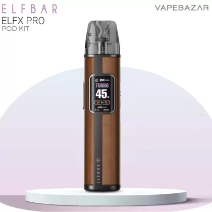 Elf Bar ELFX PRO – Cowboy Brown - Pod Kit / Elf Bar / 850 mAh / max. 45 Watt / 2ml / USB-C
