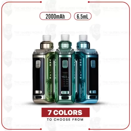 GeekVape Aegis Hero 5 Pod Kit - Iron Black, Blaze Red