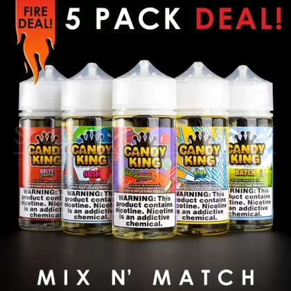 Candy King Eliquid – Mix and Match (5 Pack) 500ml