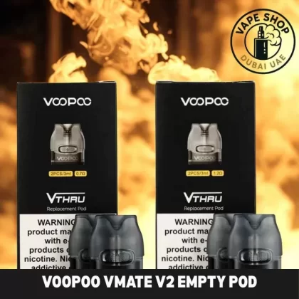 VOOPOO Vmate V2 Empty Pod Cartridge 3ml - Vape Product, Vape Product (D150ED)