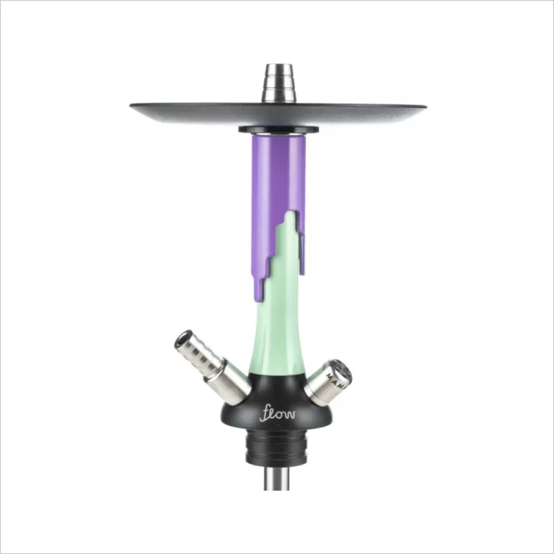 Shisha Mamay Customs Flow Pistachio Purple - Mamay Customs / Uszczelka / Dzban / Aluminium / Fioletowy - Image 2