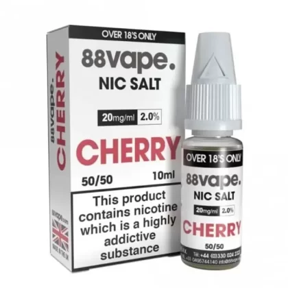 Cherry Nic Salt E-Liquid by 88vape (10ml) - Vapekit Co