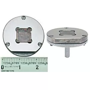SEM Magnification Standard and Stage Micrometer MRS-4 - Adapters - Adapter MRS-3/4 only, Optical Microscope Adapter OM/R 1.75" x 1" x 0.125" thick (244FE7)