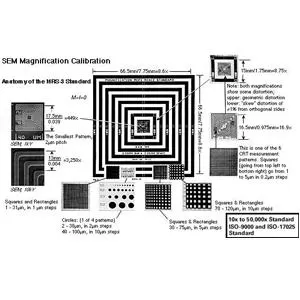 SEM Magnification Standard and Stage Micrometer MRS-4 - Adapters - Adapter MRS-3/4 only, Optical Microscope Adapter OM/R 1.75" x 1" x 0.125" thick (244FE7) - Image 3
