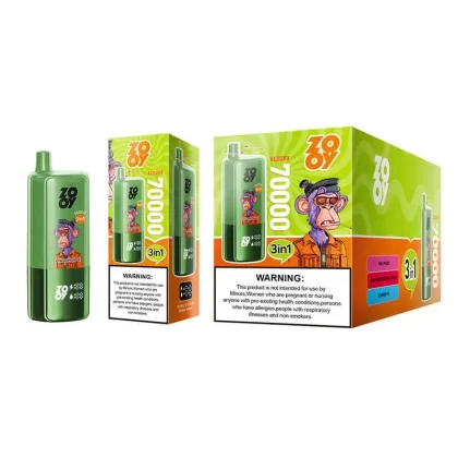 Zooy Triple 70000 Puffs Disposable Vape - Flavors#Watermelon & Lemon lime & Cherry Cola>Strawberry watermelon & Blueberry ice & Love 666>Strawberry kiwi & Watermelon ice & Red Bull>Triple Me