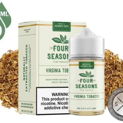 Virginia Tobacco By Four Seasons E-Liquid 60ml