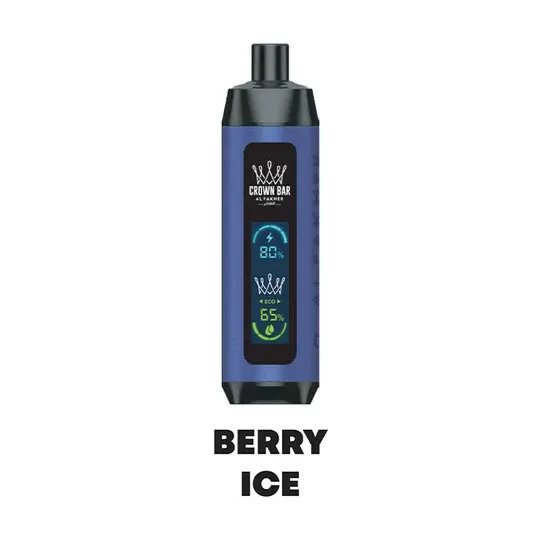Berry Ice – Al Fakher Crown Bar Disposable 8000 Puffs - Vape Product