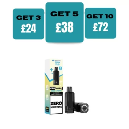 Hayati Pro Max Plus 6000 Prefilled Pod Zero Nicotine - £8.99 or 3 for £24 - Blueberry Cherry Cranberry