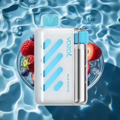 VOZOL VISTA 40000 Puffs Rechargeable Disposable Vape with 1000mAh Battery & Blue Razz Ice Flavor - Bangvapeaustralia