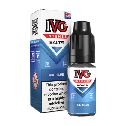 IVG Intense Pro Blue Saltnic Vape Juice - Strength 10mg