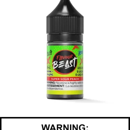 Super Sour Peach Iced by Flavour Beast Salts