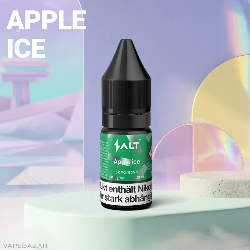 Salt Liquid – Apple Ice - VapeApe; 20mg/ml - Image 2
