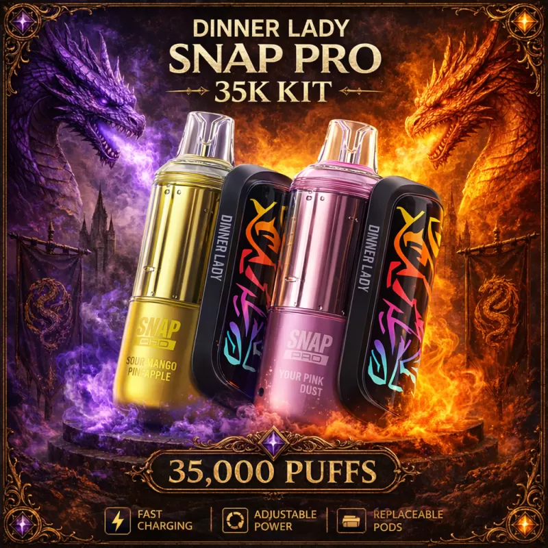 Dinner Lady Snap Pro 35K KIT - Clear - Vapeciga