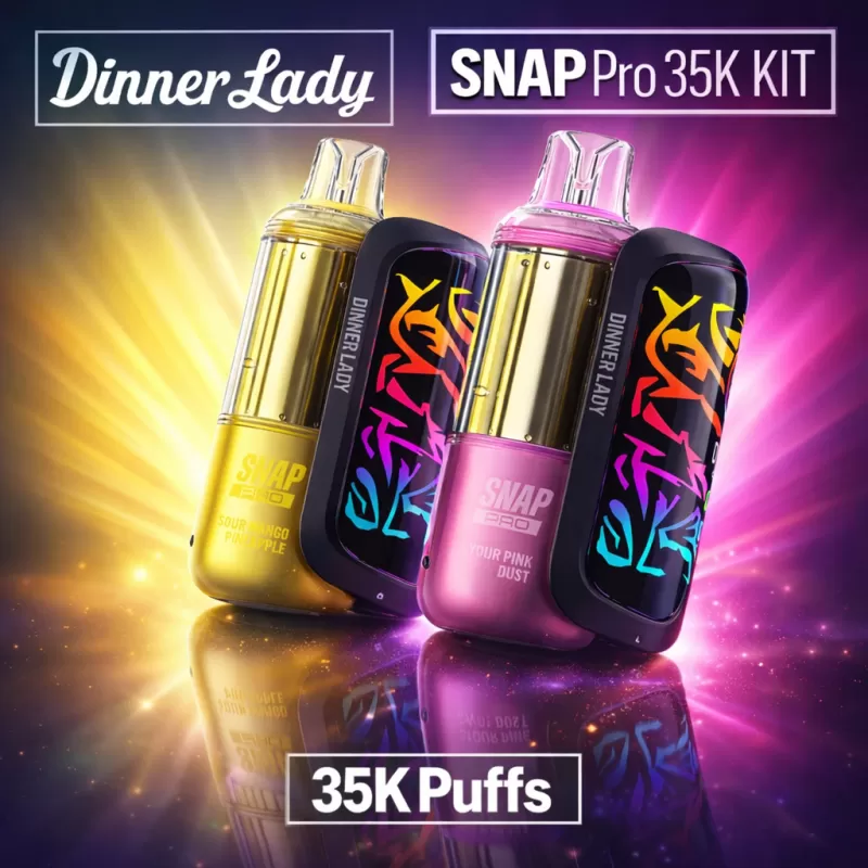 Dinner Lady Snap Pro 35K KIT - Clear - Vapeciga - Image 2