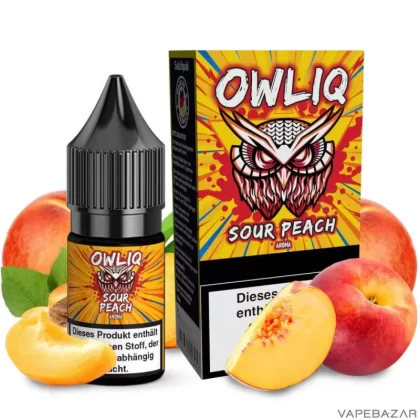 Owliq Liquid – Sour Peach - Vapebazar