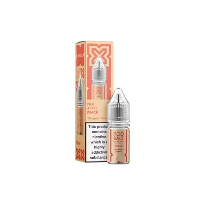Pod Salt Nexus Fuji Apple Peach E Liquid 10ml - Nicotine Strength#20mg>10mg>5mg