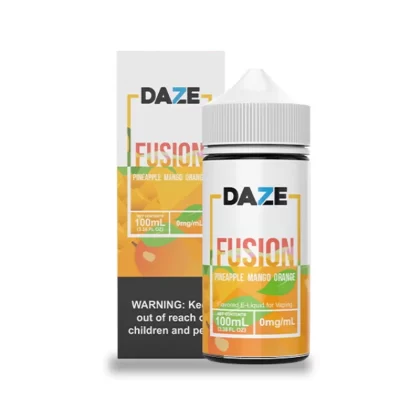 7 Daze Fusion Pineapple Mango Orange Vape e-Liquid 100mL - Beyondvape