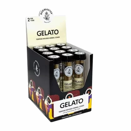 Budmaster Cones Gelato - Product#Gelato~Packaging#12 Tubes of 2 (24ct)>Single Tube of 2